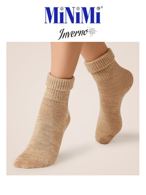 Носки теплые Minimi Inverno 3301 / бежевый
