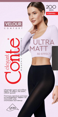 Колготки ультраматовые Conte Velour 200 ПМ